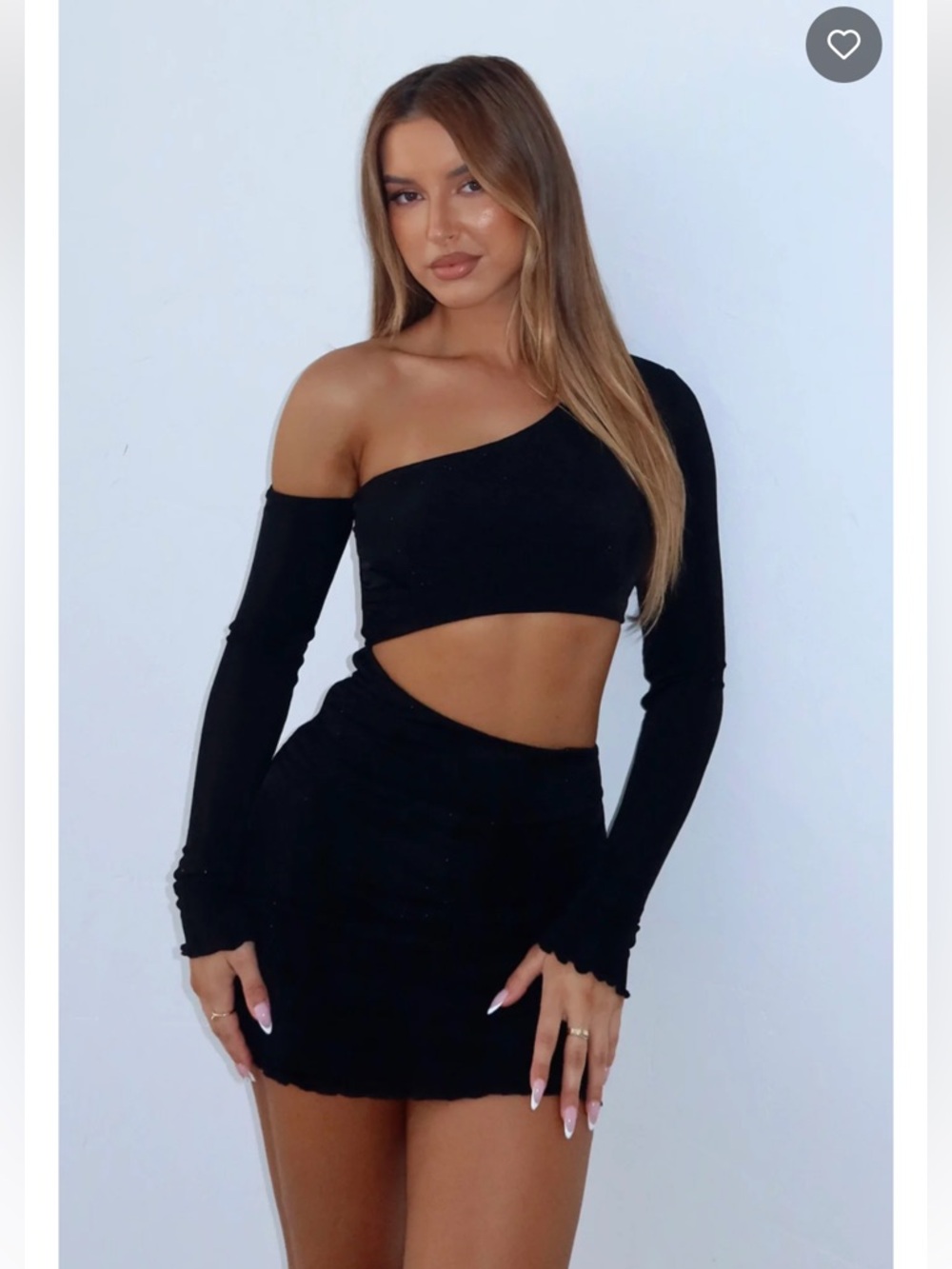 White Fox “Cashing Out” Mini Dress